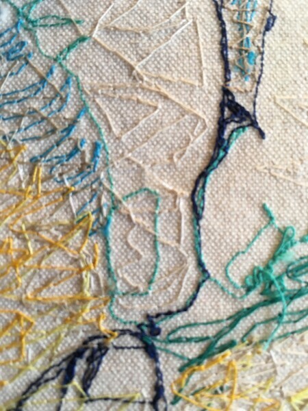detail of the fingers: Navigate Stitch